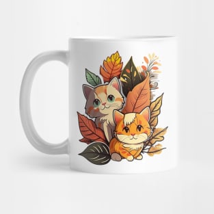 Lovely Cats in Nature Mug